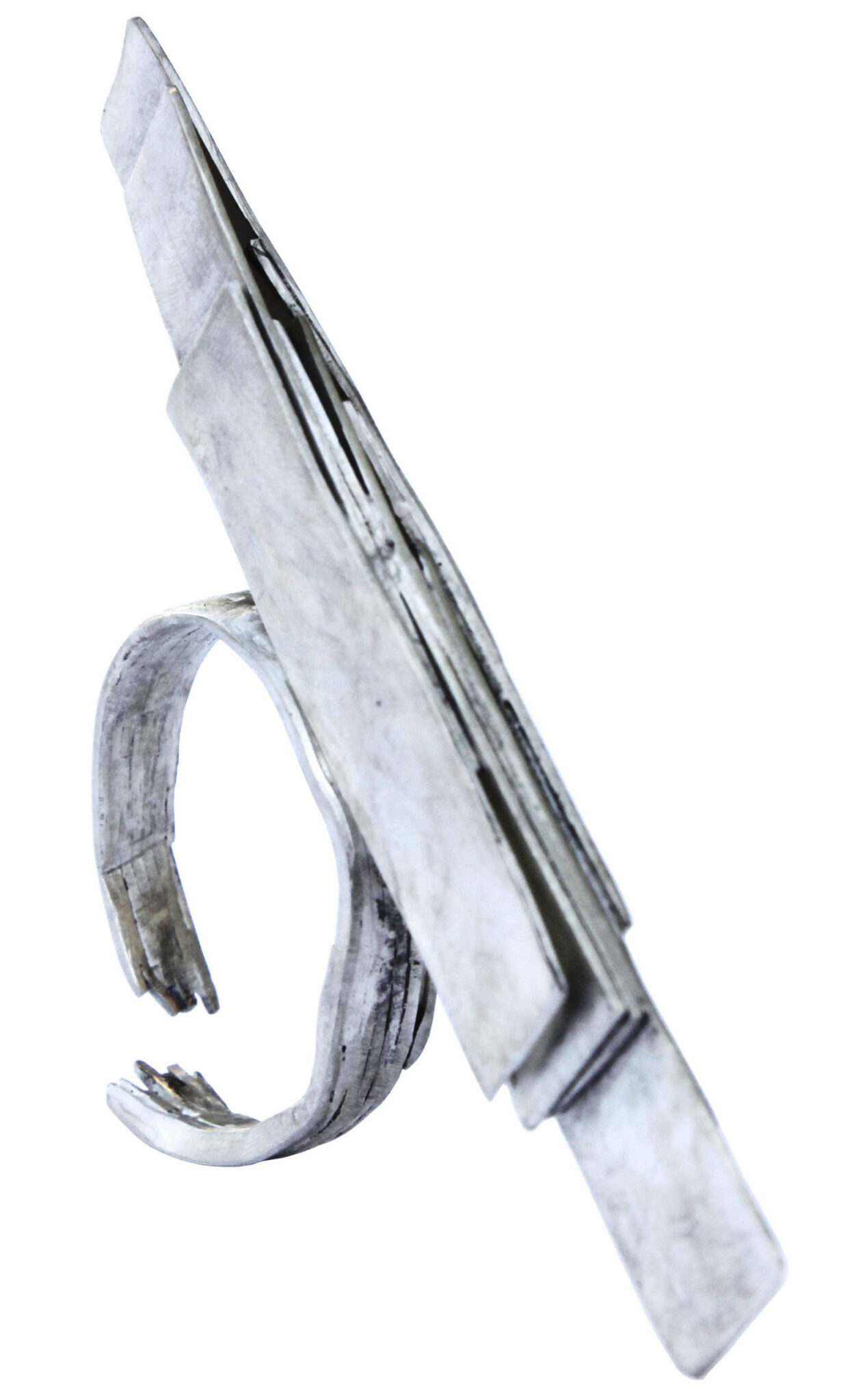 statement silver ring