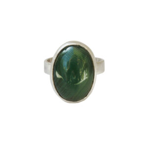 Green Agate Ring