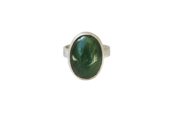 Green Agate Ring