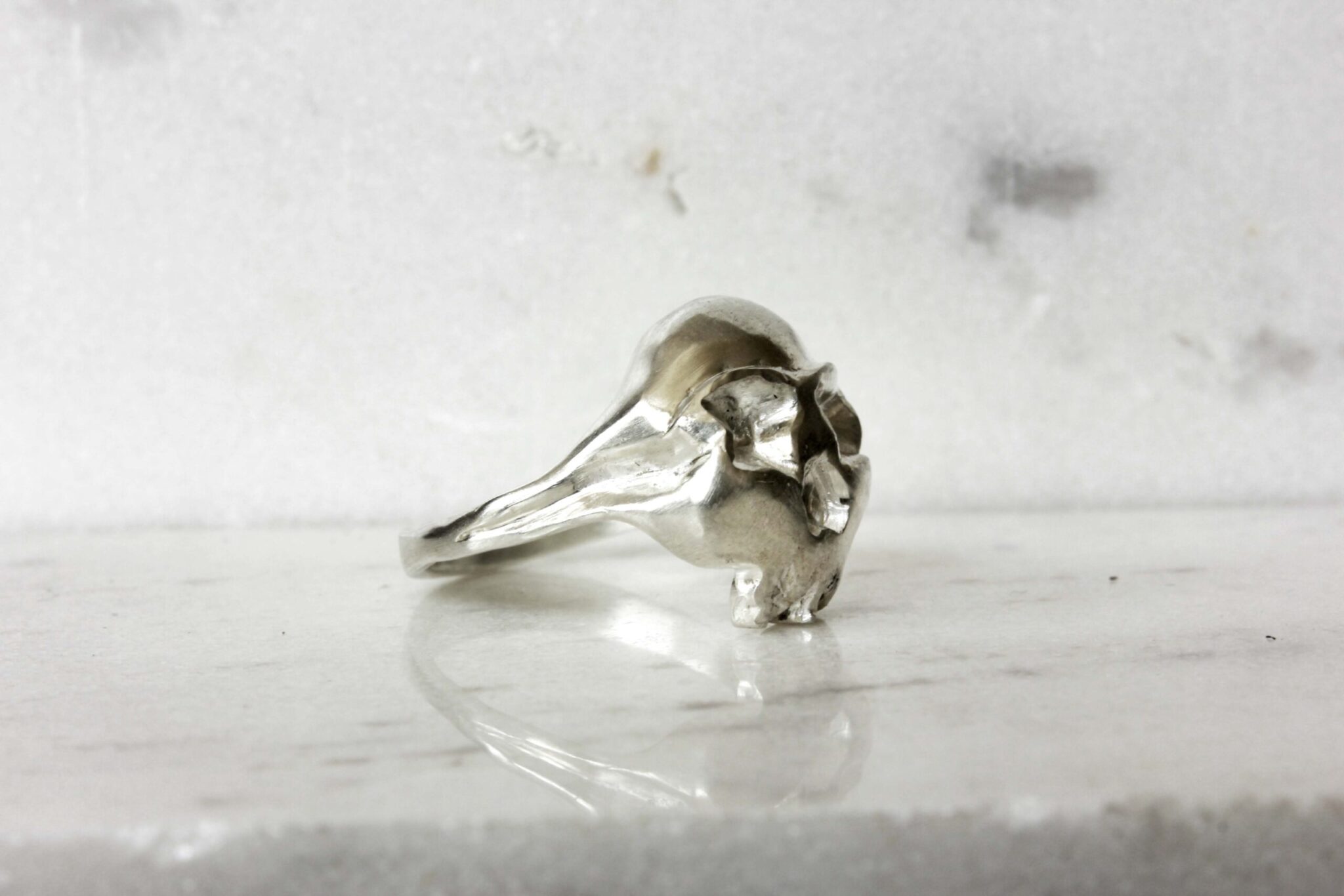 Unisex skull ring - Image 4