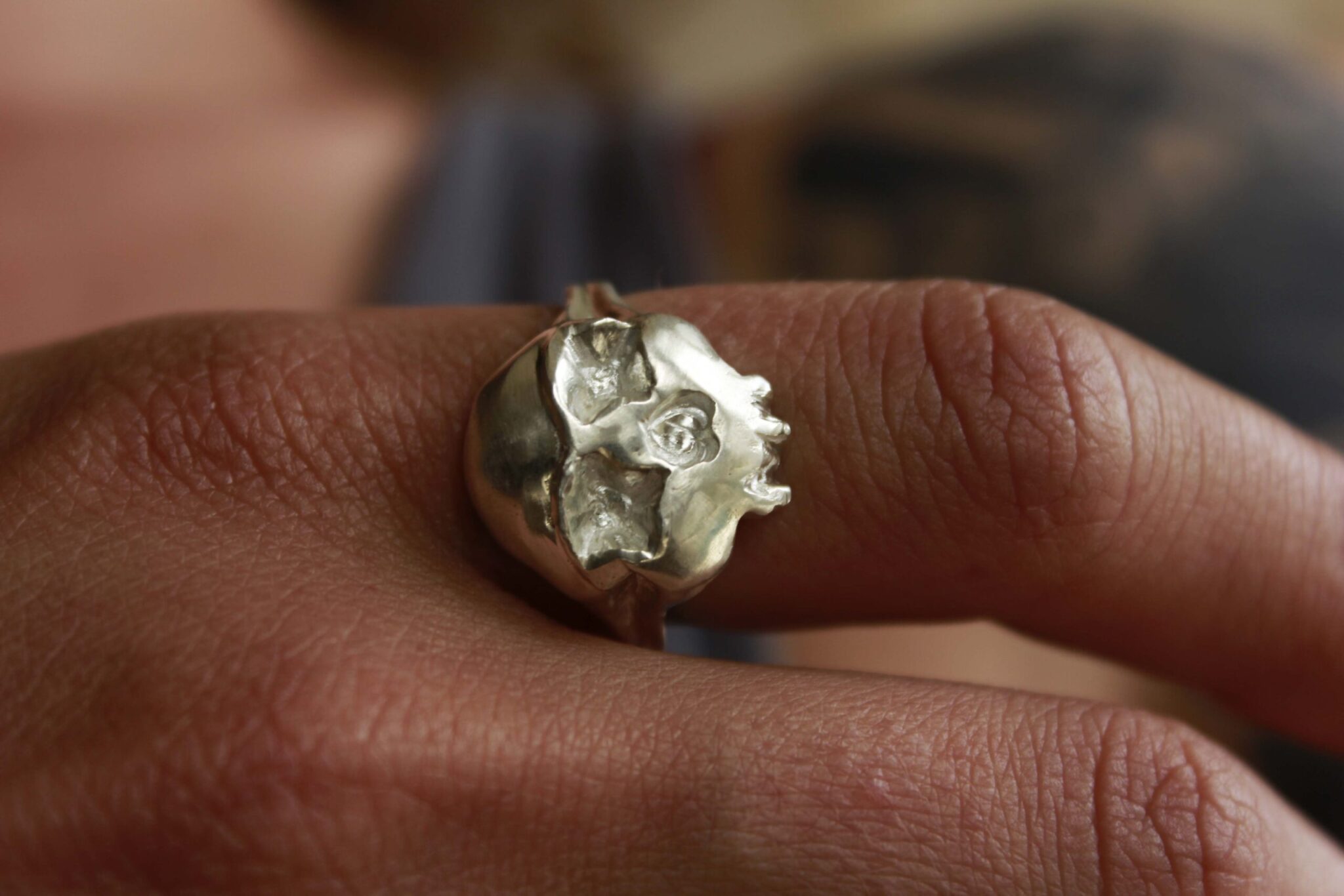 Unisex skull ring - Image 2