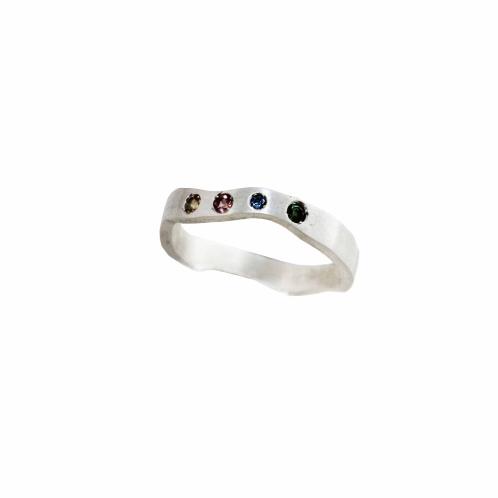 Rainbow Stones Ring