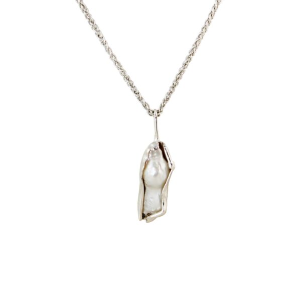 Baroque Silver Necklace