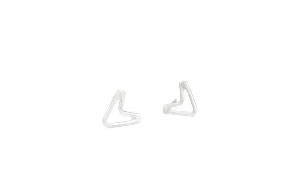 Tiny V Earrings