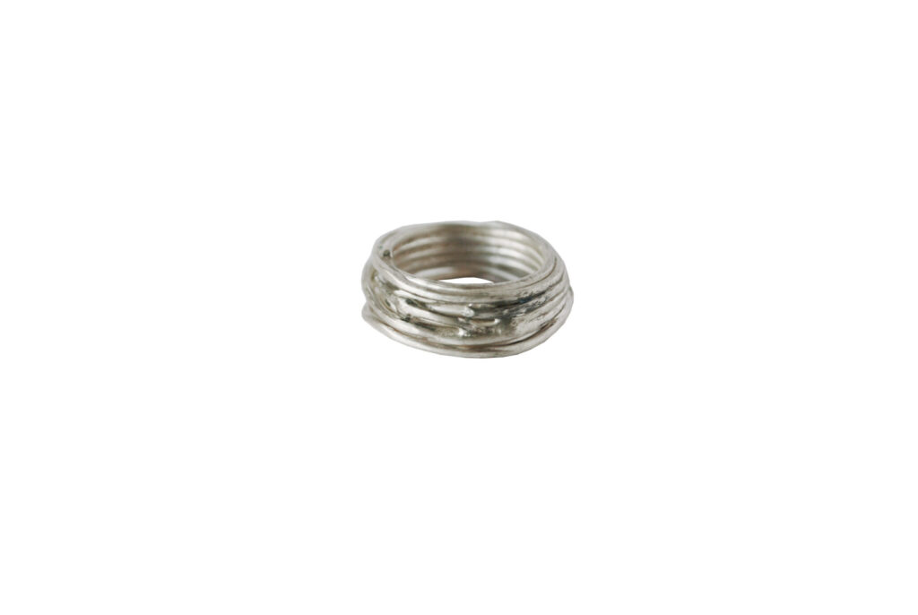 Wired ring in Earthy Style Band
