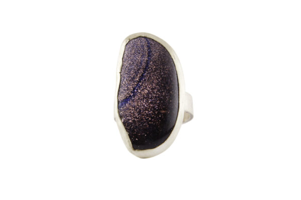 Purple Goldstone Ring