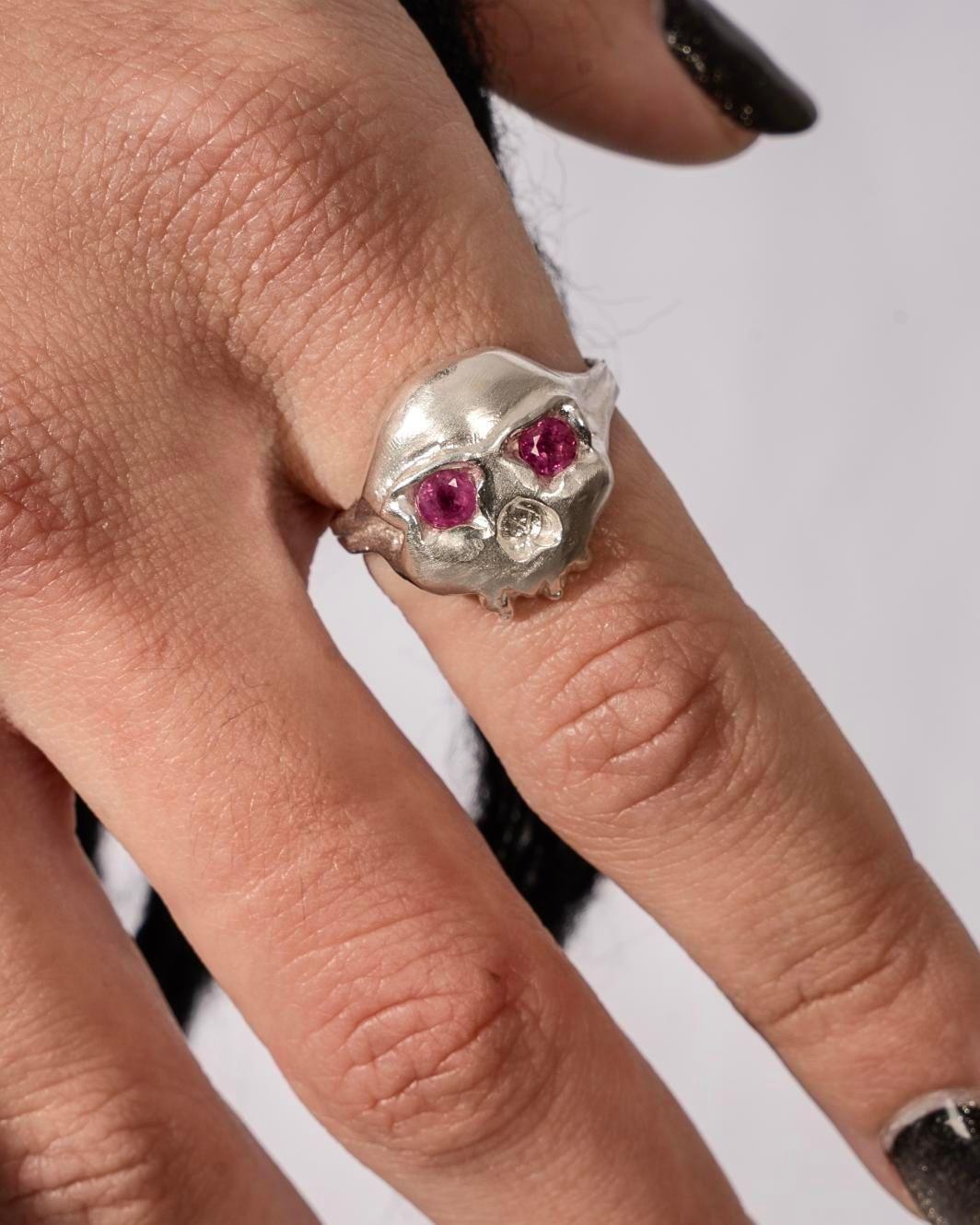 Unisex skull ring - Image 5